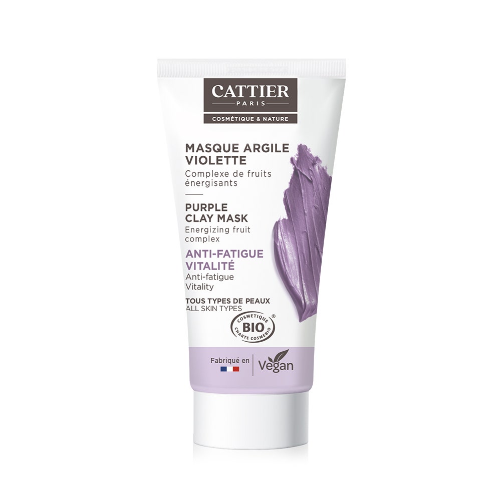 Cattier Organic Violet Mini Clay Mask 30ml