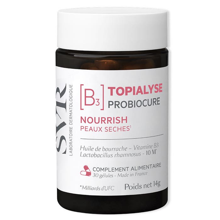 Probiocure Nourrish 30 capsules Topialyse Dry Skin Svr