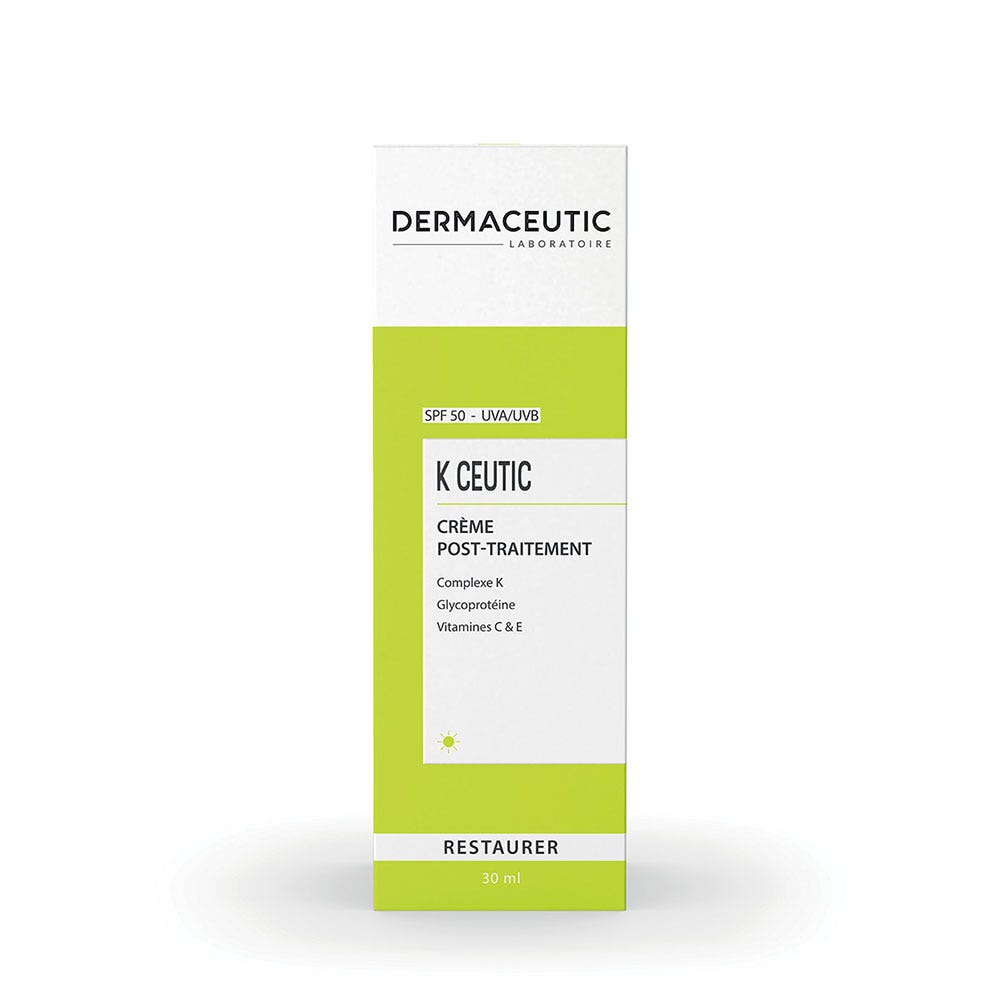 Dermaceutic K Ceutic Post-Treatment SPF50 Cream restores skin after treatments 30 ml