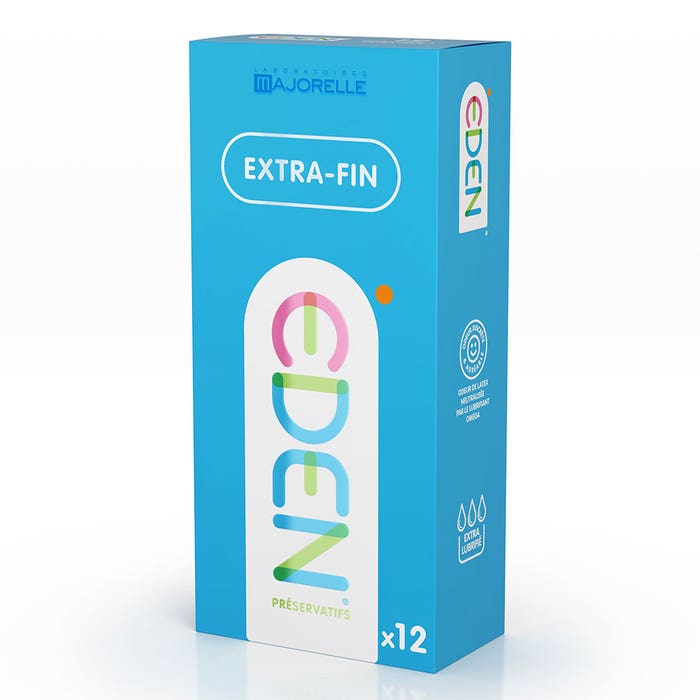 Extra-fine condoms x12 Eden Gen