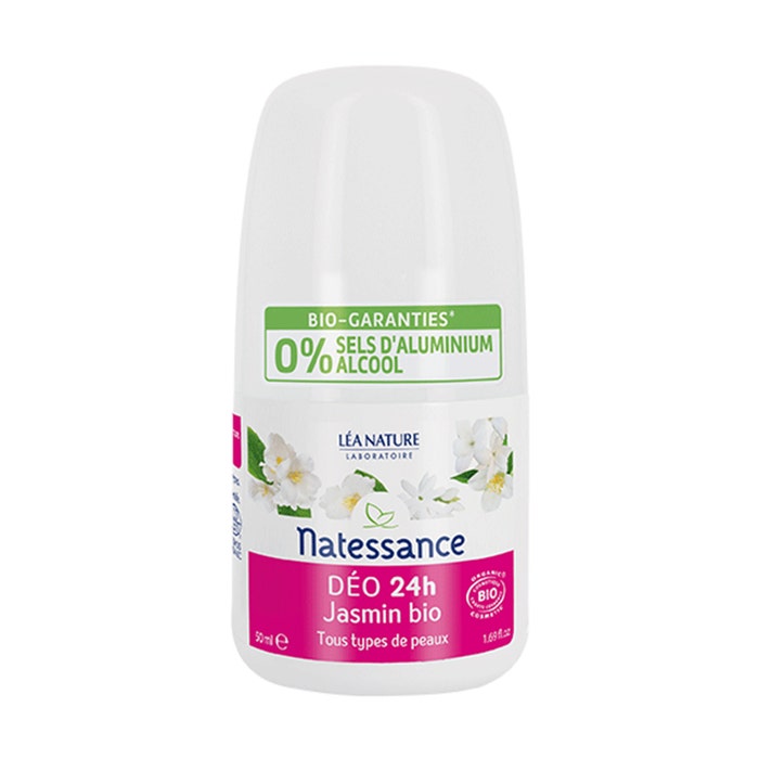 24h Jasmine Organic Deodorant 50ml Natessance