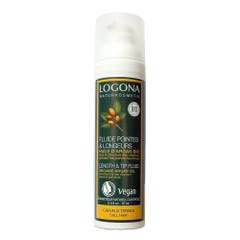 Logona Organic Argane Leave-In Fluid for Tips and Lengths 75ml