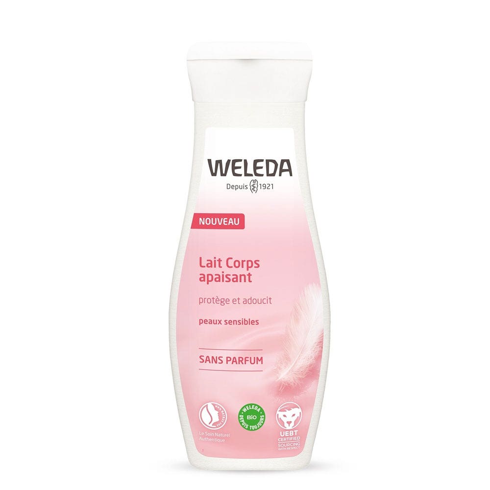 Weleda Soothing Fragrance-free Body Milk Peaux sensibles 200ml