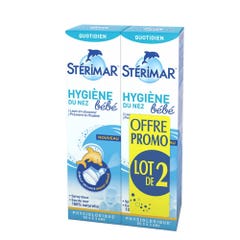 Sterimar Baby Nose Hygiene Gentle Physiological Spray 2x100ml