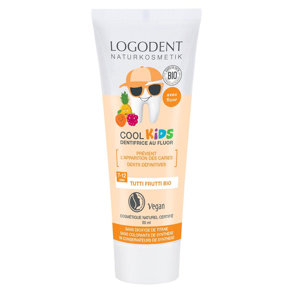 Logona Toothpaste Gel Cool Kids Tutti Frutti fluor 50ml