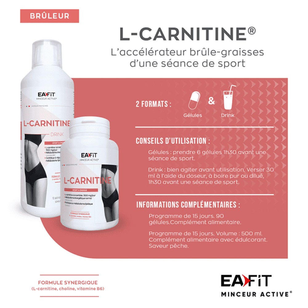 l carnitine gelules L-Carnitine + Chrome main image 1