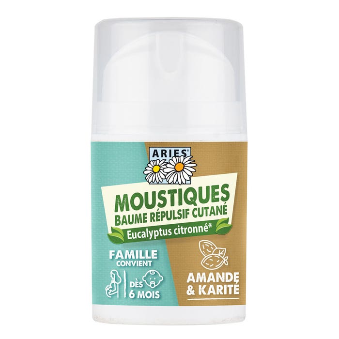 Family mosquito repellent balm 50ml Aries