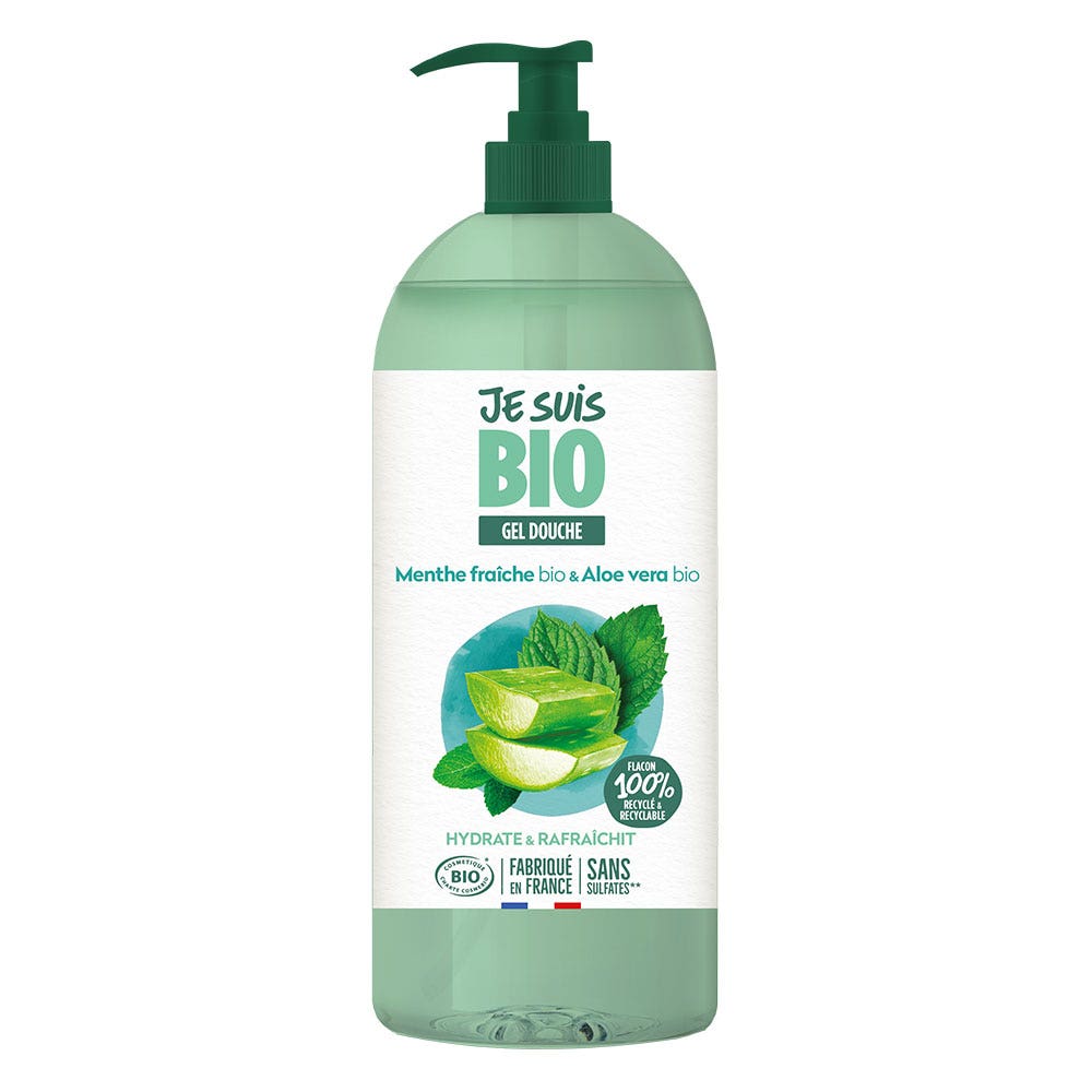 Je suis Bio Fresh Mint and Aloe Vera Shower Gel 1l - Easypara