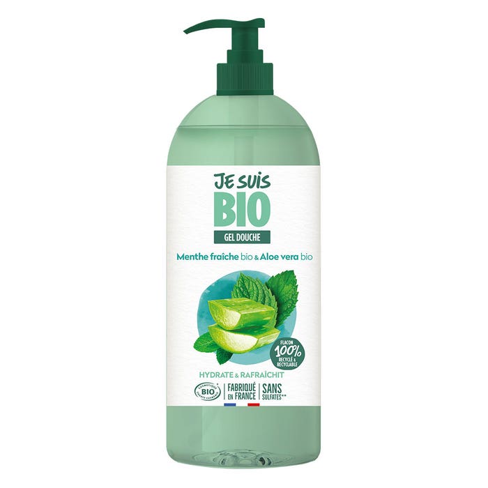 Je suis Bio Fresh Mint and Aloe Vera Shower Gel 1l - Easypara