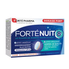 Forté Pharma Forté Nuit Fortenuit 8hr 15 Capsules Melatonin Forte Pharma Endormissement plus rapide et Sommeil de qualité 15 comprimés bi-couches