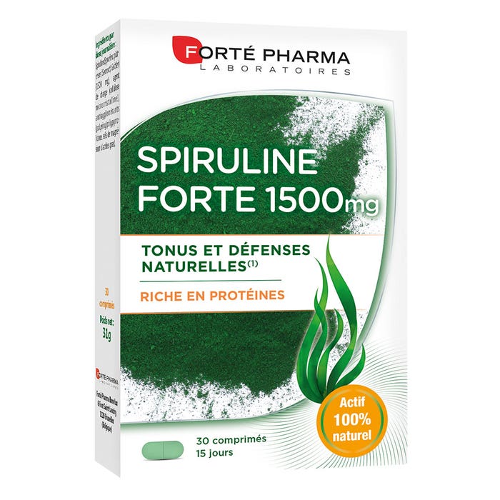 Spirulina 1500 30 tablets Forté Pharma