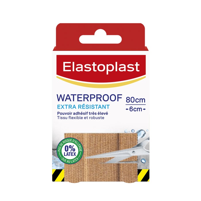 Extra Resistant Waterproof Band 80x6cm X8 Elastoplast