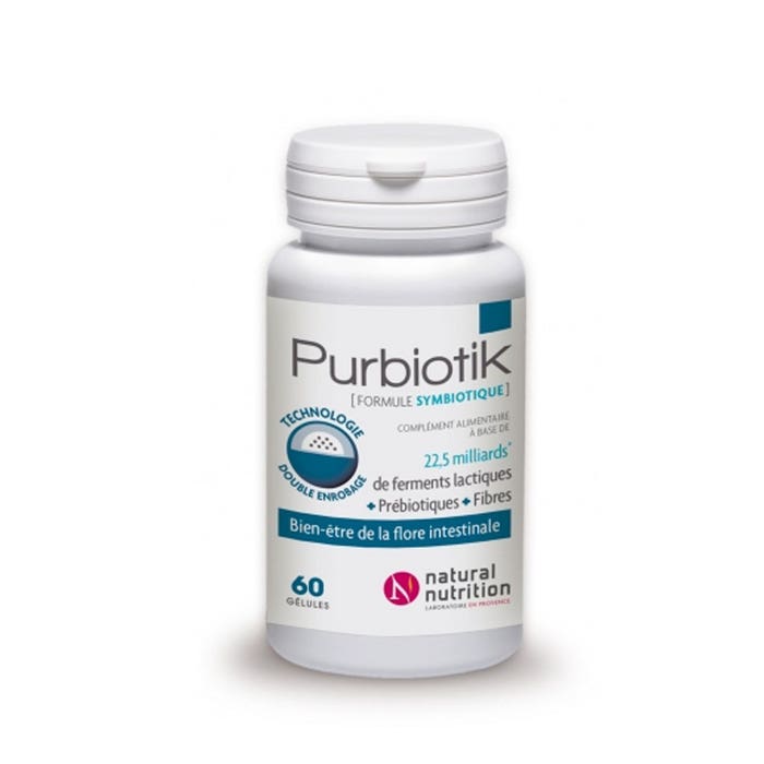 Purbiotik 60 Tablets symbiotic formula Natural Nutrition