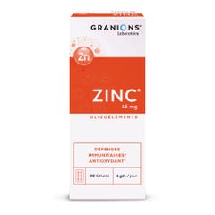 Granions Zinc 15mg Immune defences 60 capsules