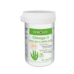 Norsan Omegas 3 Vegan Seaweed Oil 80 Capsules