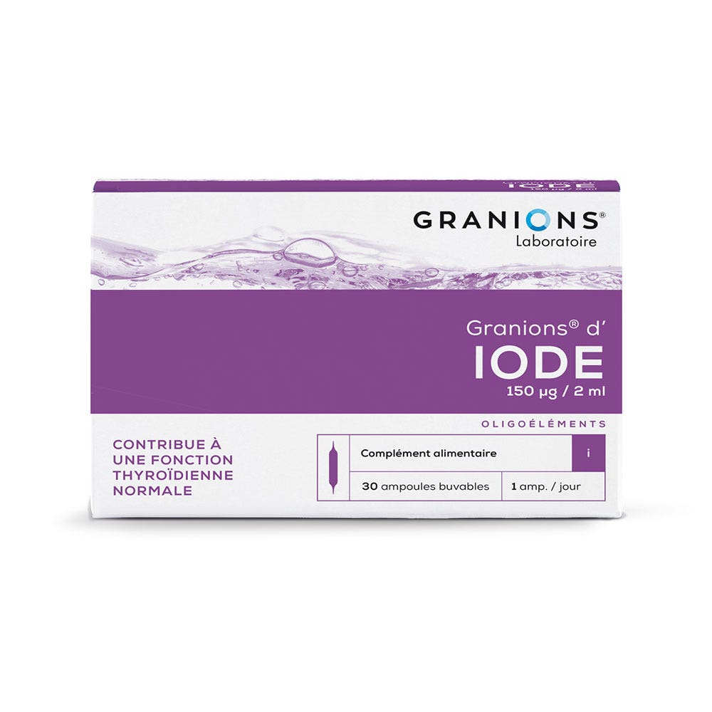 Granions Iodine 30 x 2 ml ampoules
