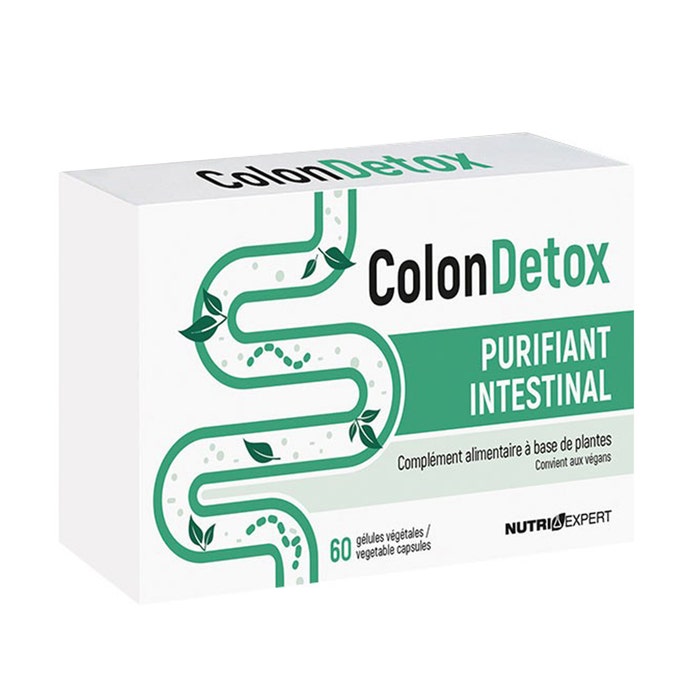 Colon Detox 60 Capsules 60 gelules vegetales Nutri Expert