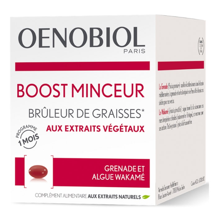 Oenobiol Oenobiol Boost Minceur 90 Capsules Weight Loss Oenobiol Brûleur de graisses 90 Capsules