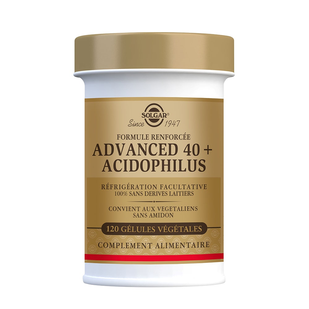 Solgar Advanced 40+ Acidophilus Reinforced formula 120 Gelules
