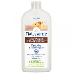 Natessance Shea butter Natessance Organic Ultra Nourishing Shampoo Plant Keratin 500ml