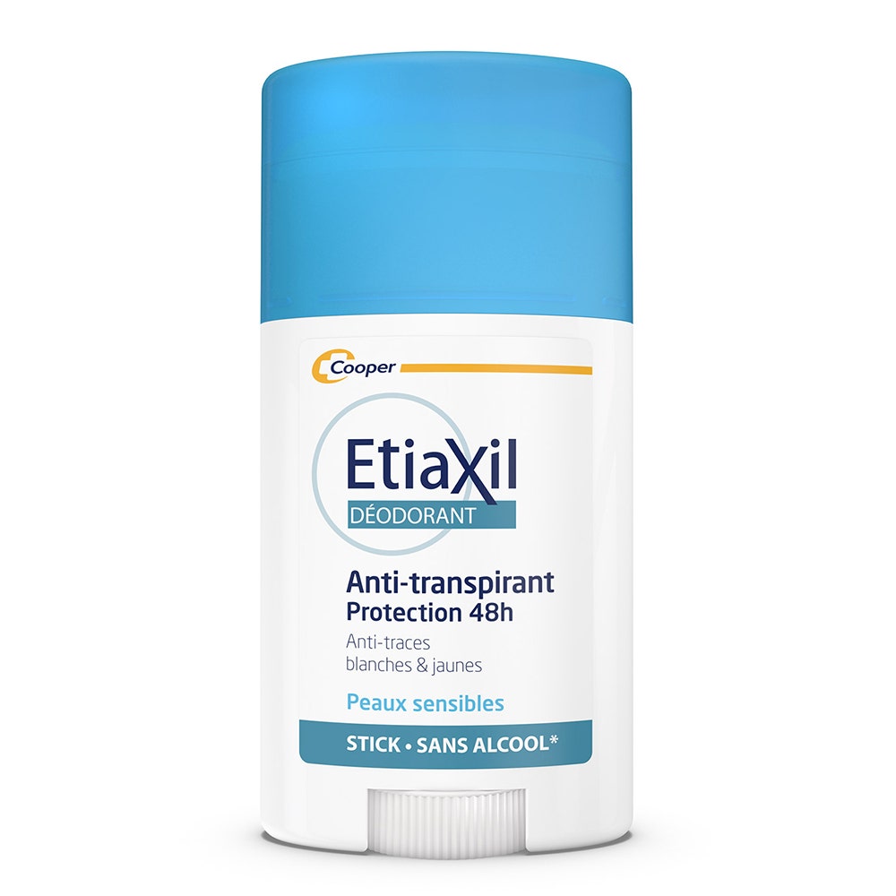Etiaxil Deodorants Underarm AntiPerspirant Stick 48h AntiTrace White And Yellow 40ml Easypara