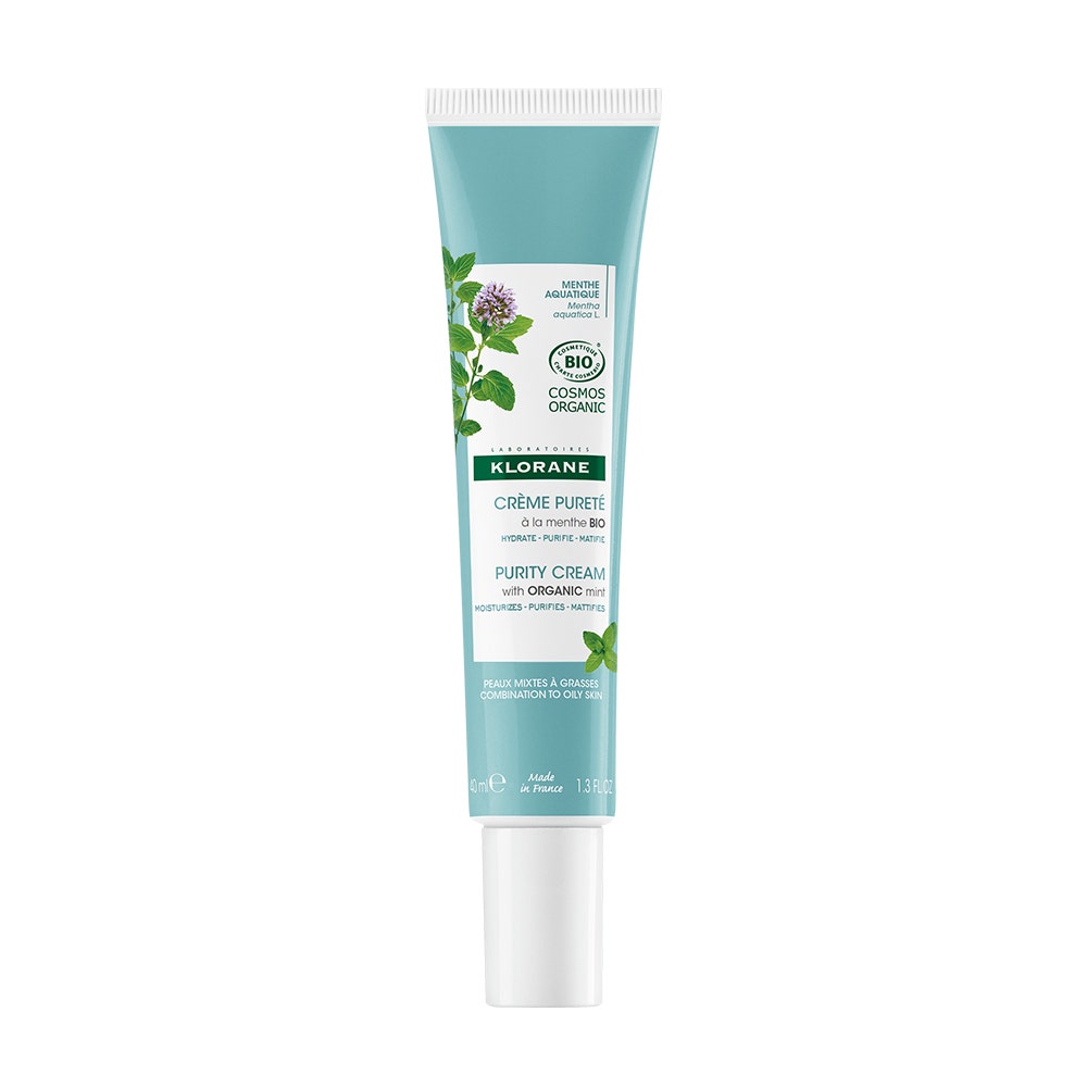 Klorane Aquatic Mint Crème pureté Bio 40ml