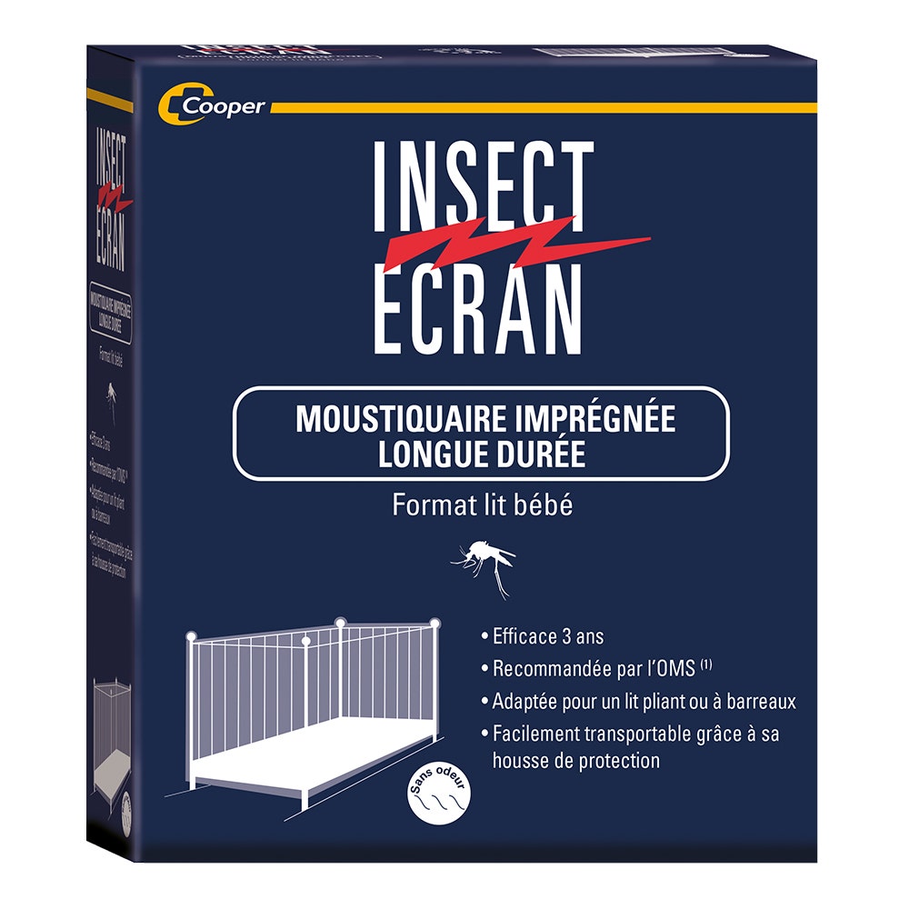 Insect Ecran Insect Long Life Impregnated Mosquito Net For Baby Bed