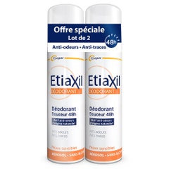 Etiaxil Deodorants 48h Gentle Aluminium Free Spray Sensitive Skin 2x150ml
