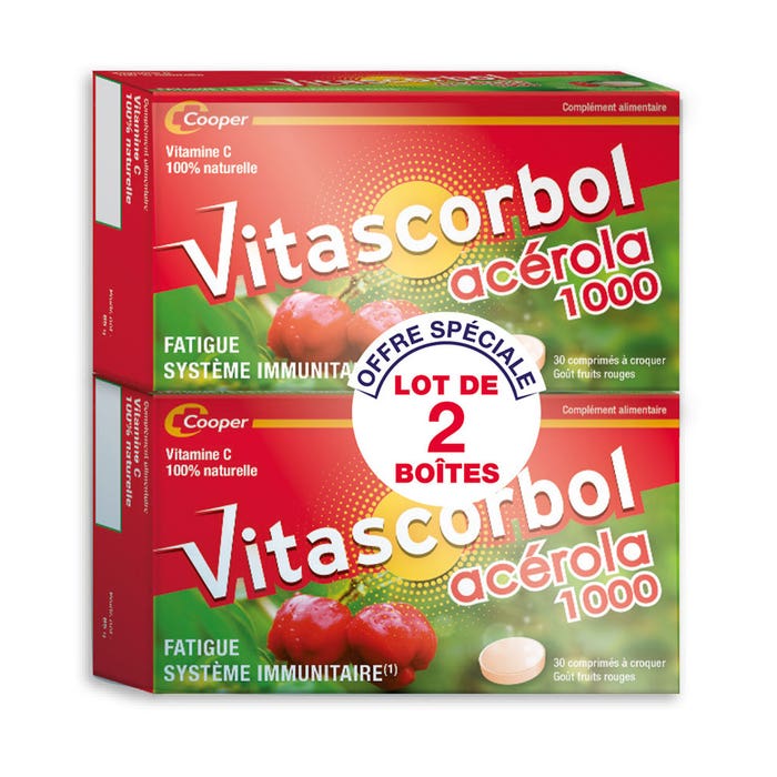 Vitascorbol Acerola Fatigue 2x30 tablets