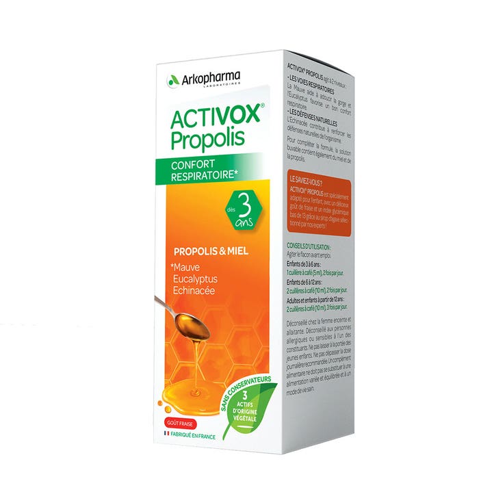 Arkopharma Activox Propolis Respiratory Comfort Syrup Respiratory comfort 140ml