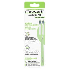 Fluocaril Toothbrush with replaceable head Interdental PRO Souple Starter Kit