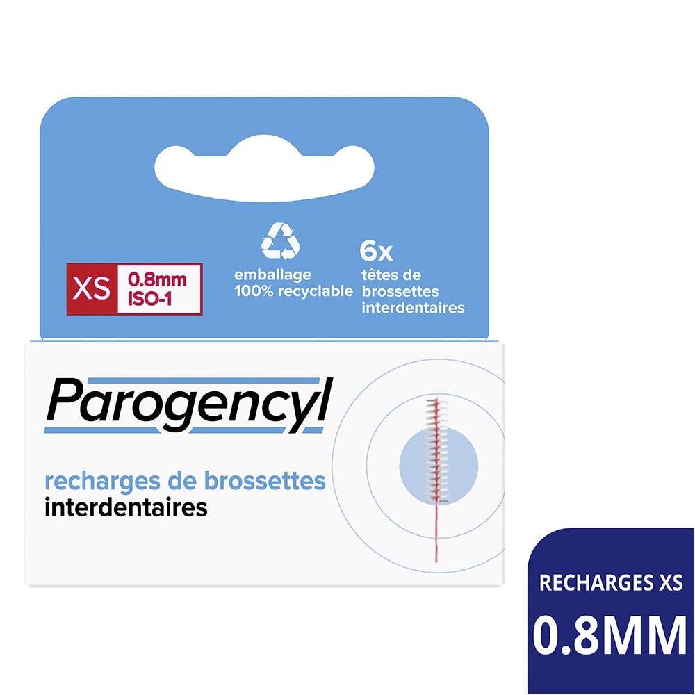 Parogencyl XS interdental brush refills Easypara