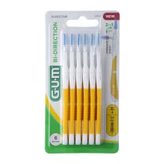 Gum Bi-Directional interdental brushes 1.4 mm x6