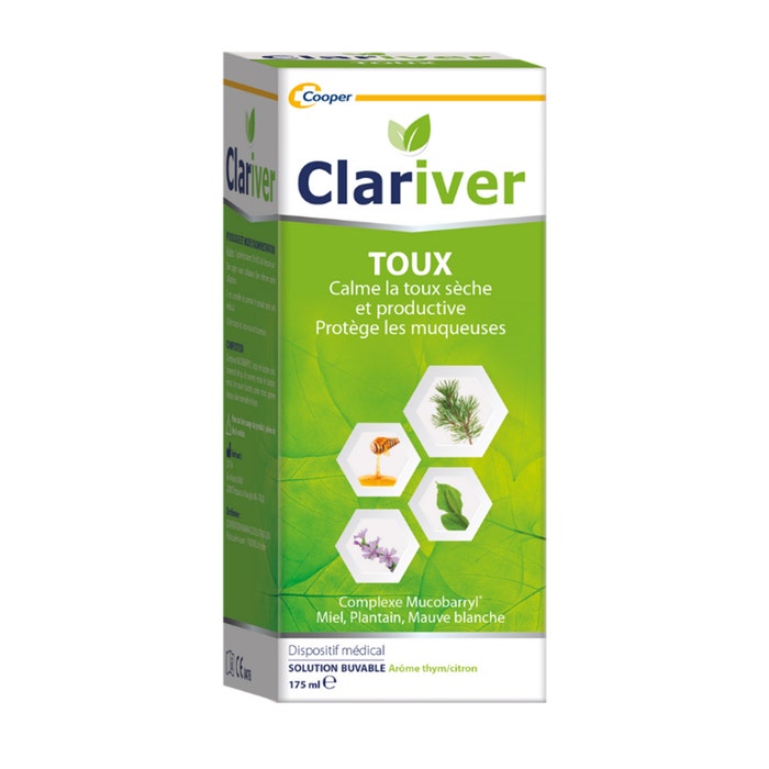 Adult Cough Syrups 175ml Clariver