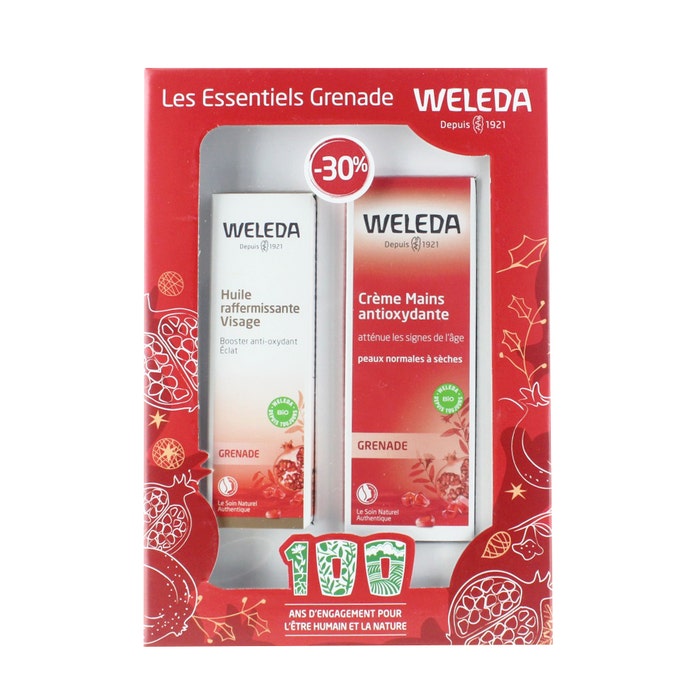 Giftboxes Firming Face Oil + Antioxidant Hands Cream Grenade Weleda