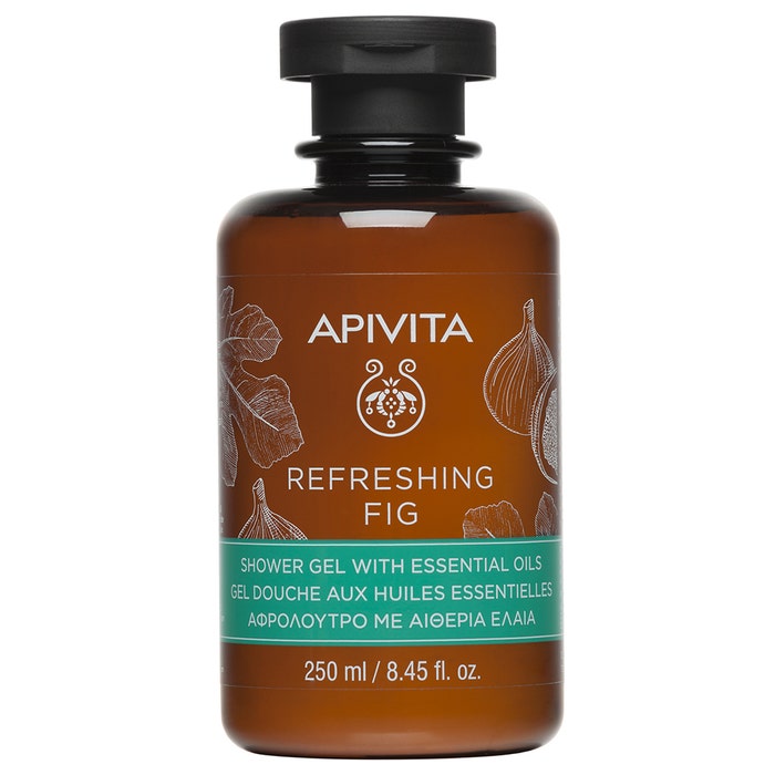 Shower Gel with Essential Oils 250ml Refreshing Fig Apivita