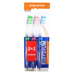 Elgydium Medium Inter-Active Toothbrush