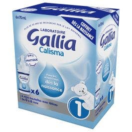 Calisma 1 Ready To Use Formula Milk 0 To 6 Months Old X 6 Bottles 70ml-  Gallia - Easypara
