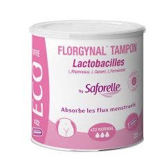 Florgynal Tampon Eco Normal X22 x22 Florgynal Compact Normal sans Applicateur ECO Saforelle