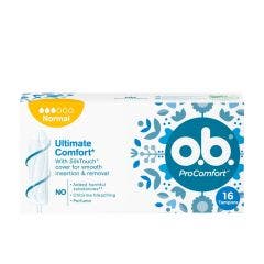 Pro Comfort Normal 16 Tampons x16 Sans applicateur O.B.
