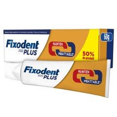 Denture Adhesive Cream 60g Pro plus Fixodent