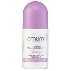 24h Delicate Roll-On Deodorant 50ml Sensitive skin Omum