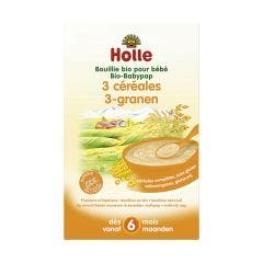 Bouillie 3 céréales Bio 250g Dès 6 mois Holle Pural