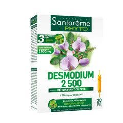 Desmodium 2500 20 ampoules Liver detoxifier Santarome