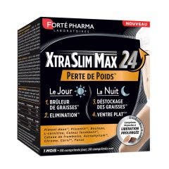 24 Hour Fat Burner 4 Slimming Actions Day and Night 60 chewable tablets XtraSlim Max Forté Pharma