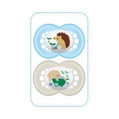 Sucette physiologique silicone Funny Animals 18 à 36 mois BEBE