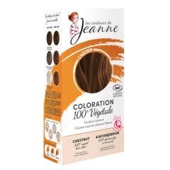 Coloration 100% végétale 2x50 g Châtain Les couleurs de Jeanne