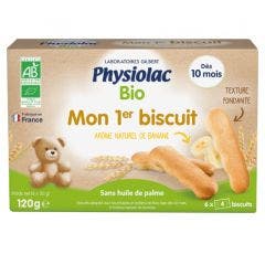 My 1st Bioes Natural Banana Flavour Biscuit 120g From 10 Months Physiolac