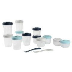 Pack 1er repas Storm (2x90ml + 4x150ml + 6x250ml + 2 cuill 1ère âge) Beaba