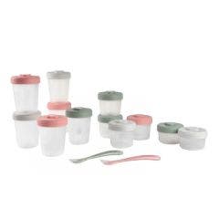 Pack 1er repas Storm (2x90ml + 4x150ml + 6x250ml + 2 cuill 1ère âge) Beaba
